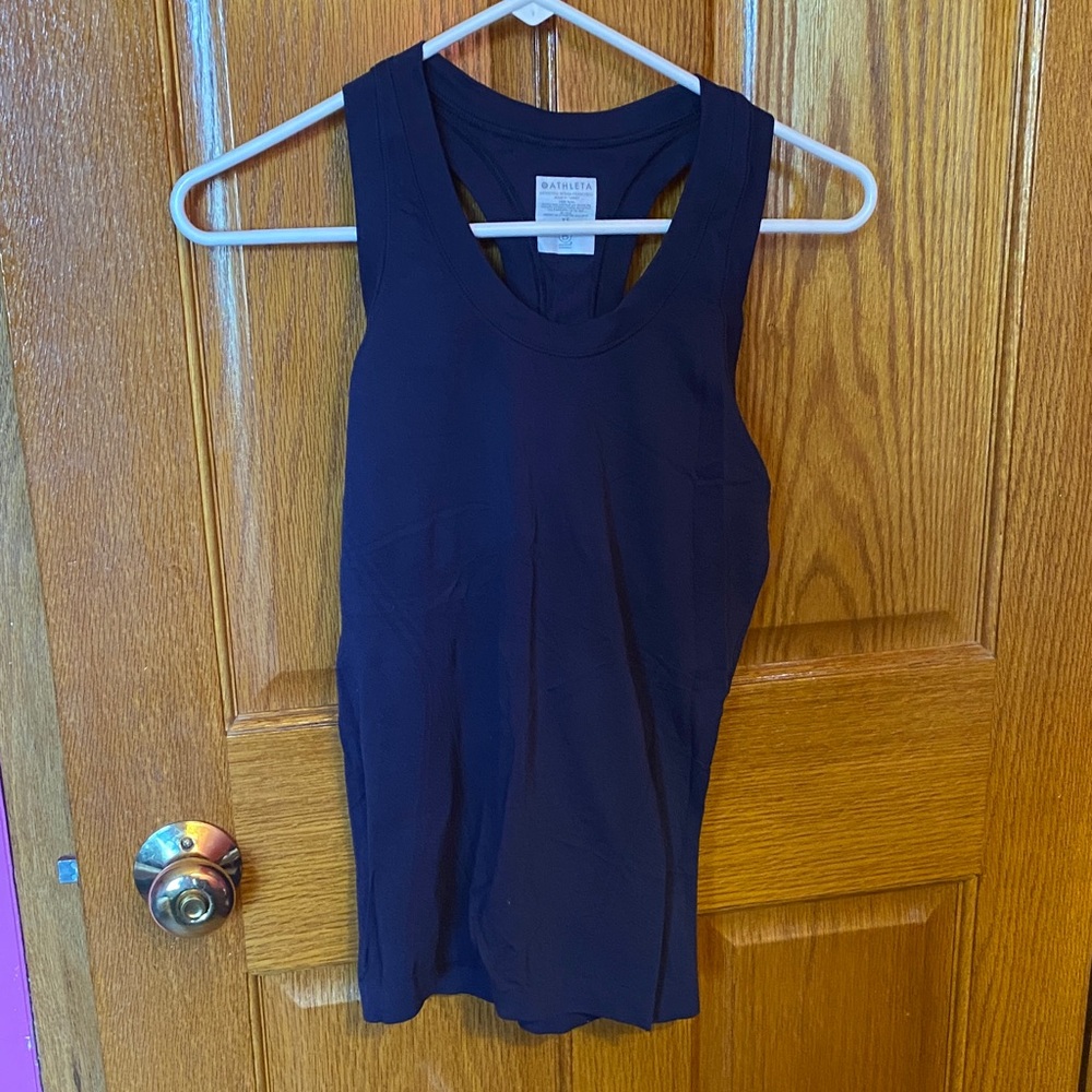 Athleta Deep Blue Sleeveless Top